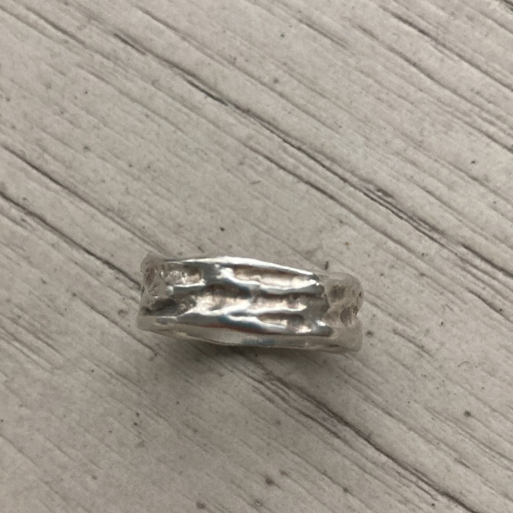 Sterling silver band - Picture 5 of 6
